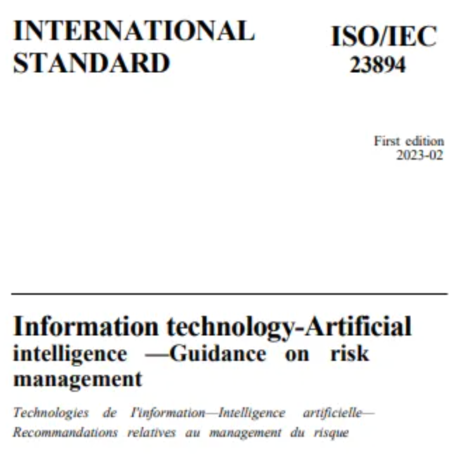ISO/IEC 23894 深度解读：首个面向AI的风险管理国际指南